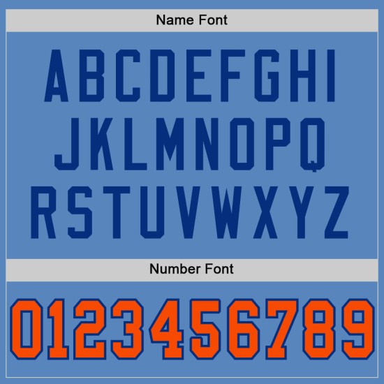 Custom Light Blue Orange-Royal Mesh Authentic Football Jersey Custom Light Blue Orange-Royal Mesh Authentic Football Jersey