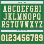 Custom Grass Green White-Gold Mesh Authentic Football Jersey Custom Grass Green White-Gold Mesh Authentic Football Jersey