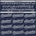 Custom Navy White-Pink Mesh Authentic Football Jersey Custom Navy White-Pink Mesh Authentic Football Jersey