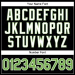 Custom Green Green-Cream Mesh Authentic Football Jersey Custom Green Green-Cream Mesh Authentic Football Jersey